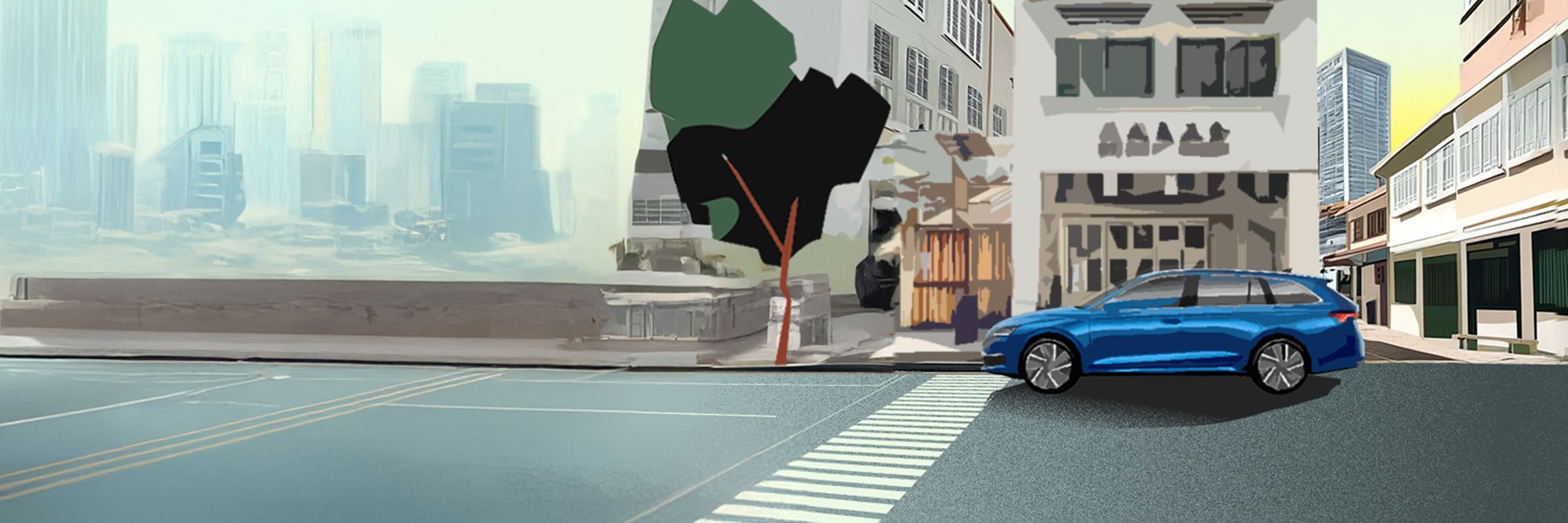Painting artwork of Skoda x CCSH